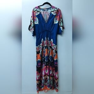 ANTHROPOLOGIE BL-NK LONDON Maxi Dress One Side